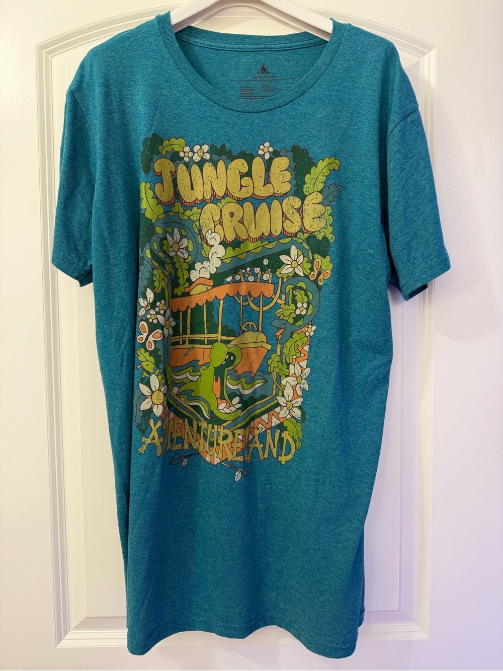 Disney Teal Jungle Cruise Adventureland Graphic Tee